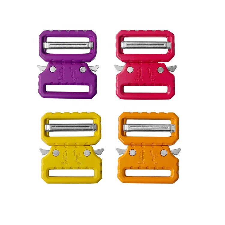 Colored 21mm Adjustable Metal Side Release Clip Buckle for Backpack Handbag 3/4 Inch Quick Release Buckle