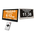 Elderly Easy Use Large Display Digital Dementia Clock 10.1" Inch Auto Dimming & Take Medicine Reminder