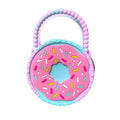 Cute Food&Fruit--Shaped Silicone Crossbody Bags Set - Beaded Handle Handheld Purse for Kids & Women