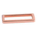 38mm Rose Gold Strap Webbing Rectangle Ring Buckle Hardware Metal Handbag Purse Flat Rectangle Ring