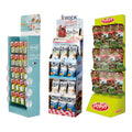 Custom POP Floor Retail Store Product Display Corrugated Cardboard Snacks Food Supermarket Cardboard Display Rack