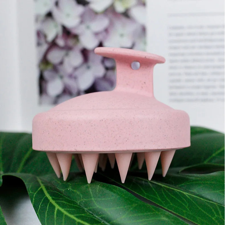Soft Silicone Hair Scalp Massager Shampoo Brush Hair Brush for Hair Scalp Cleansing and Massage Hair Cleaning Brush