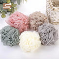 Cheap Price Loofah  Bath Sponge Body Scrubber Mesh Shower Pouf Puff Bath Ball Sponge for Exfoliating Fashion Kids Bath Sponge