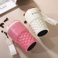2023 New Design12oz Coffee Mug Stainless Steel Double Walled Tumbler Custom Coffee Mugs with Straw