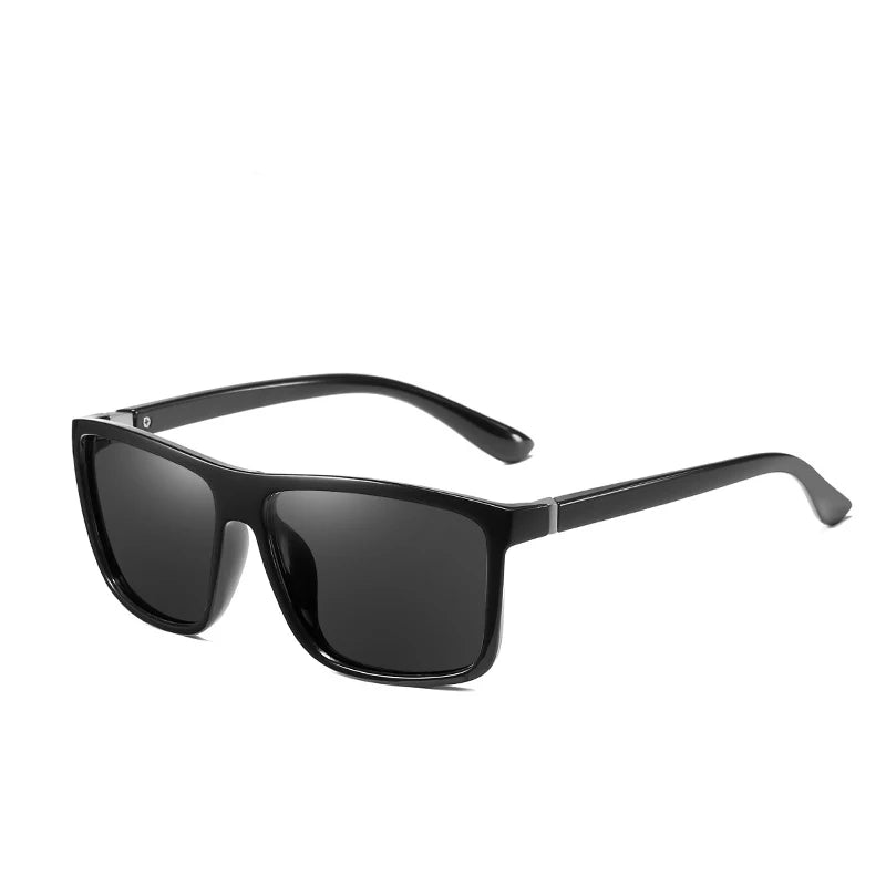 Hot Selling Retro Square Male Sunglasses Comfortable Polarized Sun Glasses for Men for Driving and Fishing