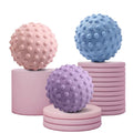 KeatFit JinMoQiu5 45mm Diameter Multi-functional Yoga Massage Ball Soft TPR Relieves Soreness Spiky Design Unisex Custom Logo
