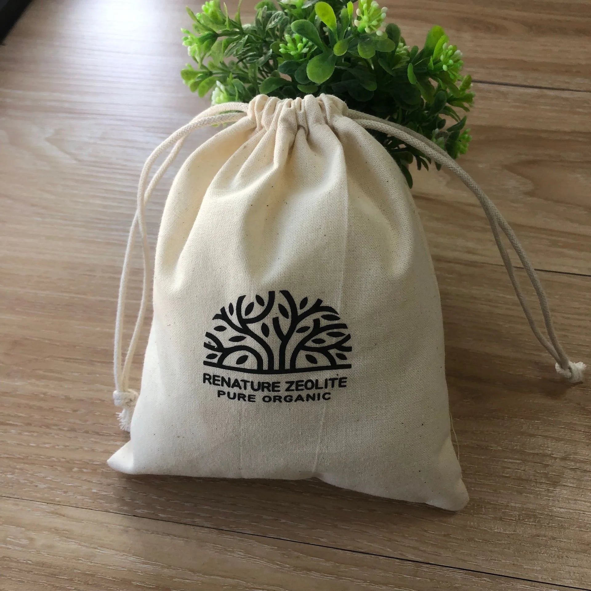 Organic Muslin Cotton Packaging Pouch Organic Cotton Gift Packaging Pouch