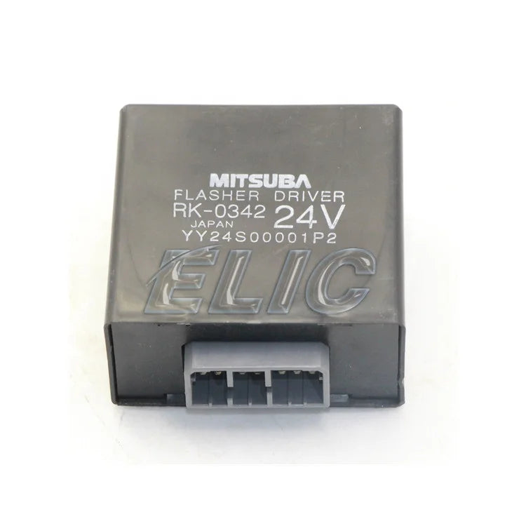 YY24S00001P2 ELIC  RELAY Flasher SK135SRLC-1E SK130LC SK140SR SK140-8 SK135SR Excavator Parts YY24S00001P2