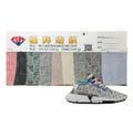 Maple Leaf Pattern Woven Fabric Knitted Shoe Upper Material for Girls Scratch and Tear Resistant Footwear Material