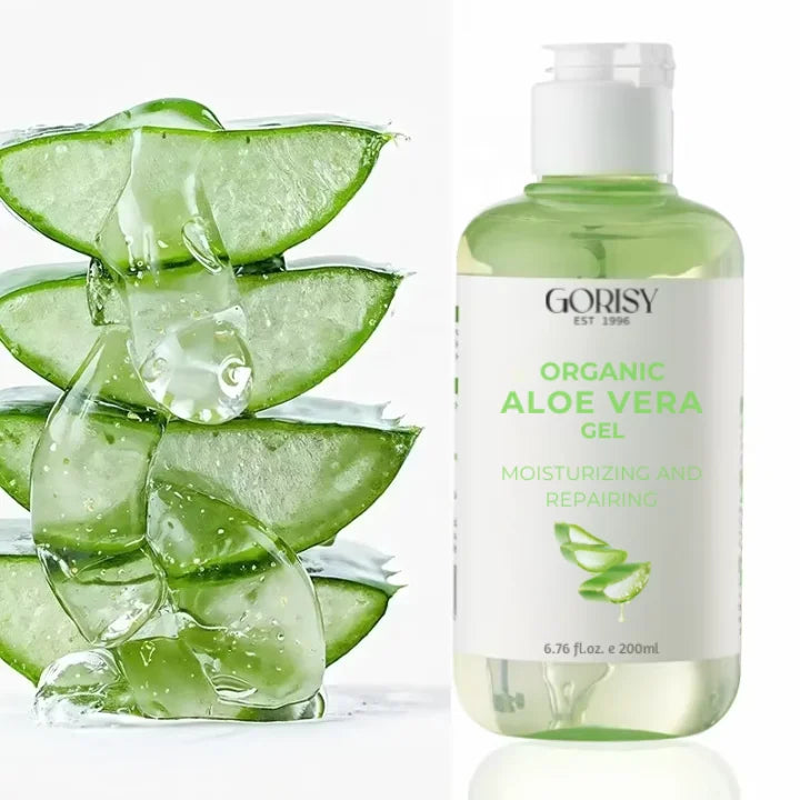 Wholesale ODM/OEM 100% Pure Organic Natural Aloe Vera Gel Moisturizing Repairing Nourishing Soothing Sun Care Day Use 200ml Face