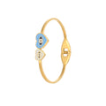 Fashionable Personality Niche Style Evil Eye Heart-shaped Versatile Stainless Steel High-end Luxury Bracelet