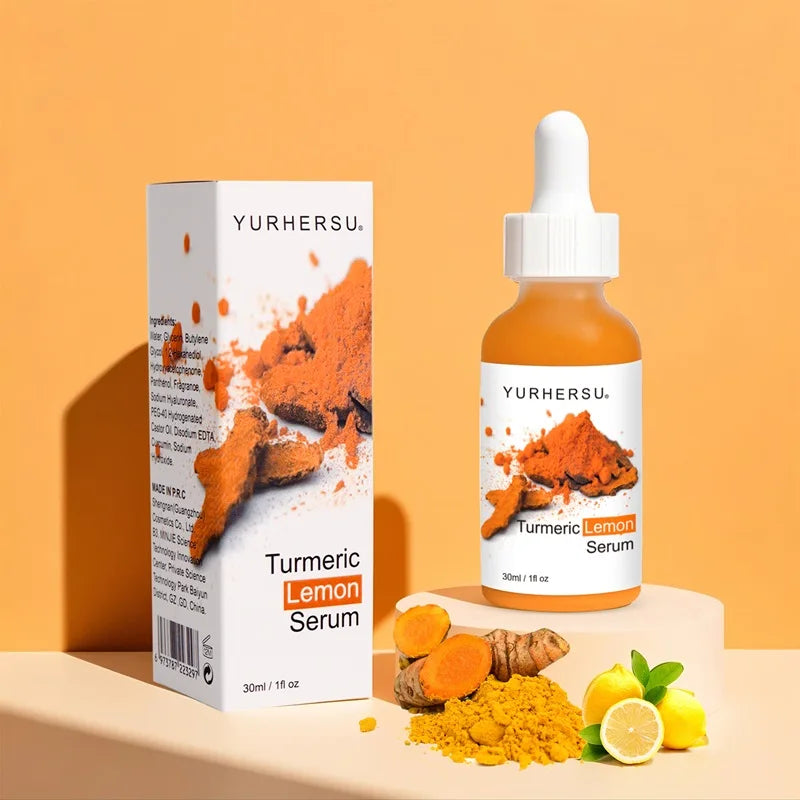 YURHERSU Custom Skin Care Turmeric Lemon Cream with Vitamin C Glycerin 30ml Anti-Aging Moisturizing Whitening for All Skin Types