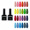 Newest Arrival DIY Semi-Permanent Nail Polish 15ml LED Lamp Source Full Coverage Pure Color Paint for Salon and Art Use UV Gel
