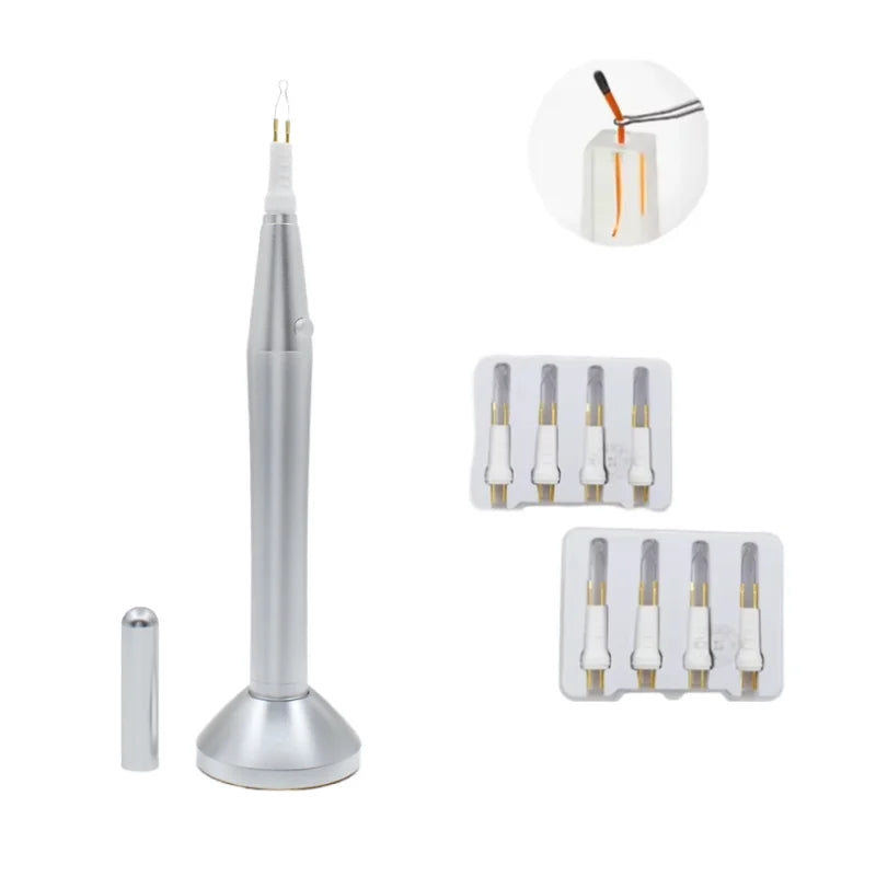 Dental Equipment Wireless Endo Gutta Teeth Whitening Hygiene Dental Tooth Gum Cutter with + 8 Heating Tips Root Canal