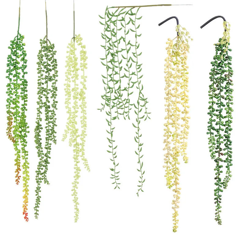 Wholesale Realistic Artificial  Hanging  Plants Beans for Home Wedding Decoration