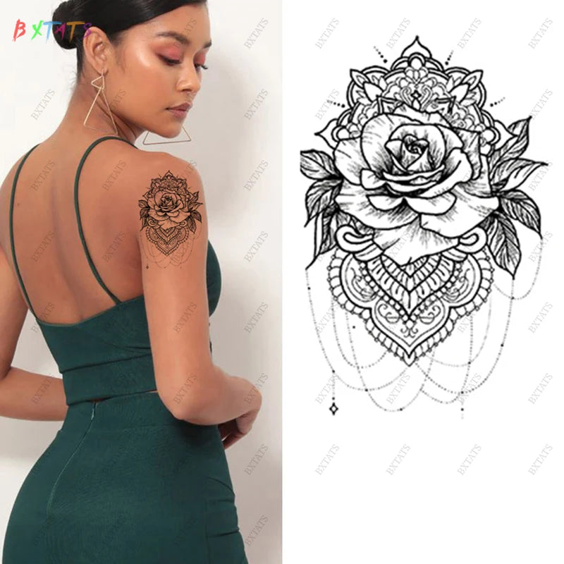 Custom Half Arm Tattoo for Men and Women Non-toxic Safe Colorful Dreamcatcher Temporary Tattoo Stickers