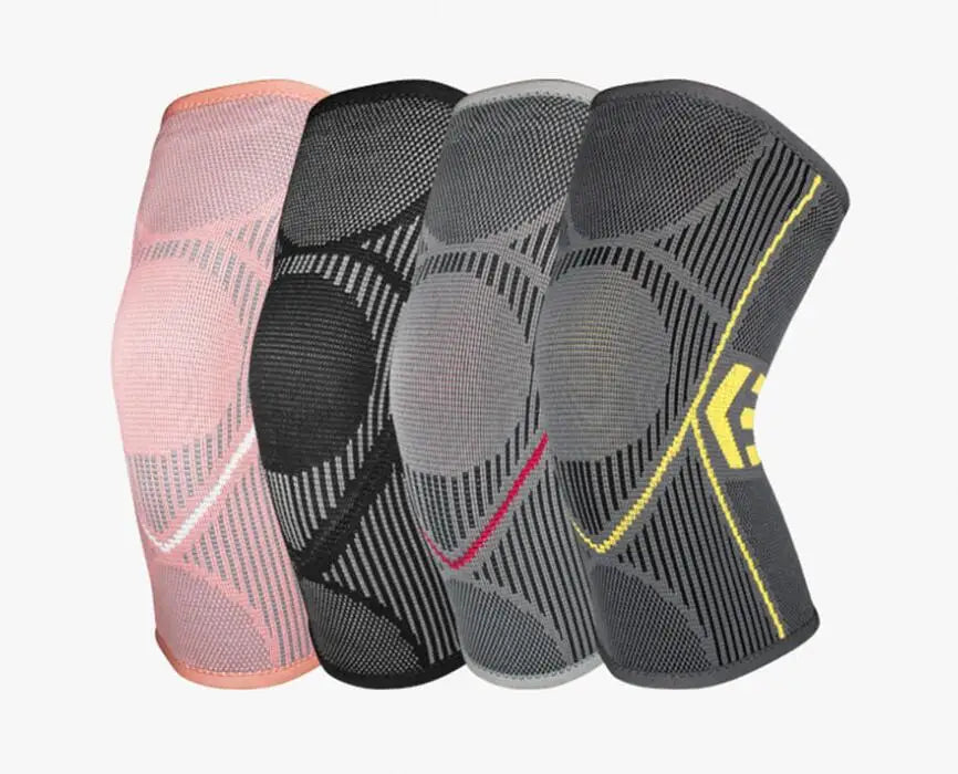Women's Nylon Knee Brace Soft Spandex Compression Sleeves for Sports Fitness Arthritis Joint Protection Knee Pads