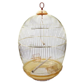 Pet Supplies Bird Cage Accessories Outdoor Aviary Small Bird Cages Golden Finished Handmade Designer Hanging Birds Cages