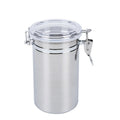 Coffee Storage Sealed Tank Stainless Steel Transparency Storage Jar Coffee Tea Sealed Jar Kitchen Coffee Bean Storage Containers