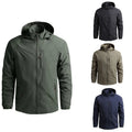 Men Outdoor Hiking Jackets Waterproof Hooded Windbreaker Coat Men Autumn New Casual Jacket Tactics Camouflage Jackets Men M-5XL