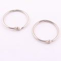 1 Inch Metal Round Book Binder Loose Leaf Ring for Stationery Accessories