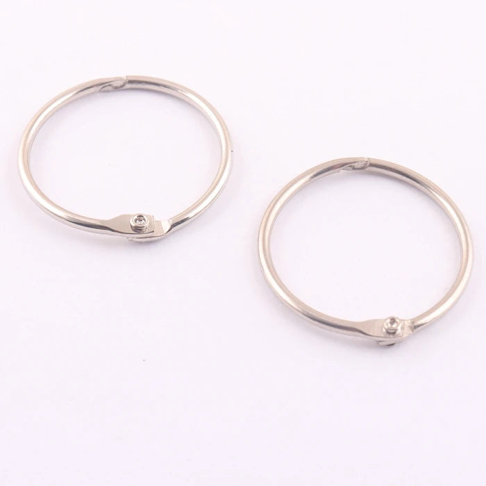 1 Inch Metal Round Book Binder Loose Leaf Ring for Stationery Accessories