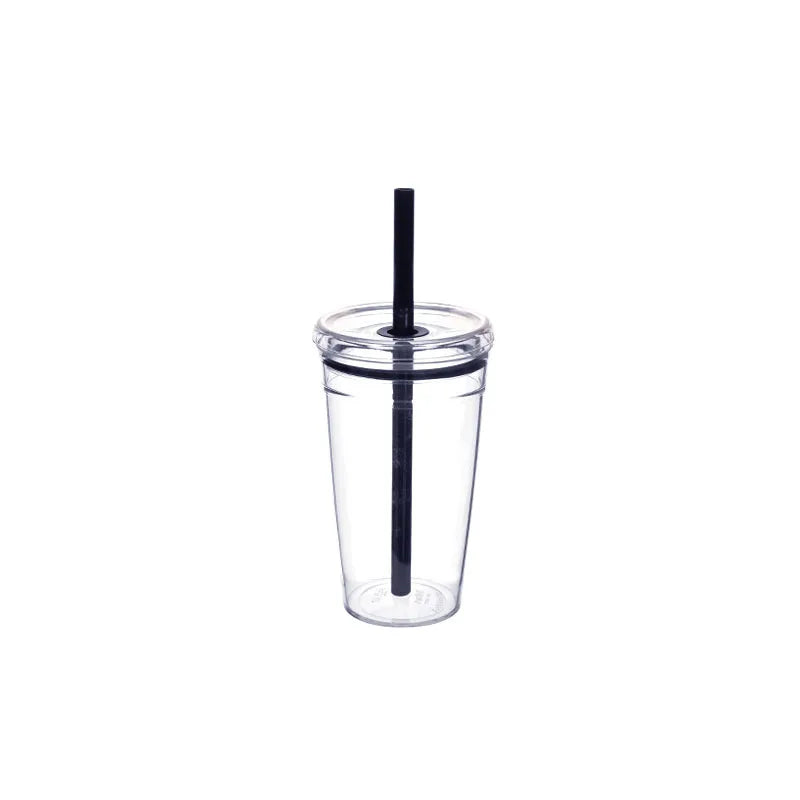Super Cute Eco-Friendly Clear Custom Printed 12oz 16oz 20oz BPA Free Durable Large Capacity Portable Fashionable Cold Cup