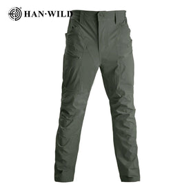 HAN WILD Color Quick Drying Pants Tactical Pants Camping Outdoor Street Pants