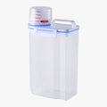 Plastic PP Seal 2L Capacity Transparent Visible Moisture Resistant Detachable Minimalist Kitchen Grain Food Storage Container