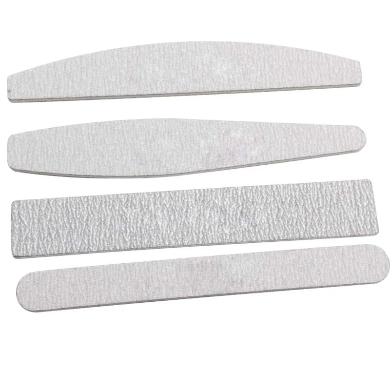 TSZS Custom Logo Professional Nail File Korean Manicure Art ToolsDisposable Nail Files Zebra Gray 100/180 Grit Nail Files Zebra
