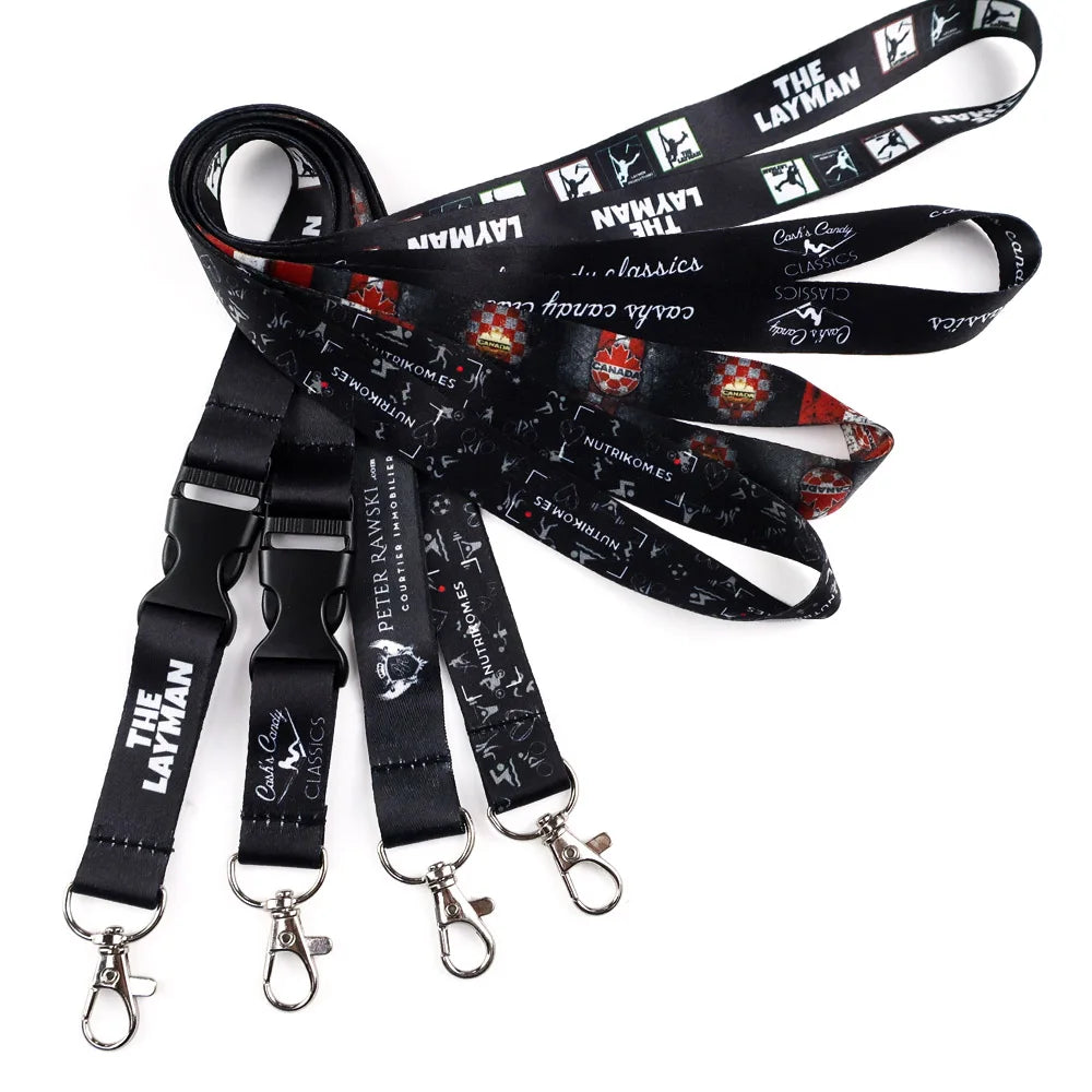 Wholesale Custom Country Flag Sports Teams Neck Strap Sport Mexican Soccer Football National Mexico Lanyard with Buckle