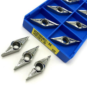 High Quality VCGT160402 VCGT160404 VCGT160408 AK H01 Internal Turning Tool Aluminum Inserts CNC Lathe Tools VCGT Cutter Blade