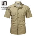 Cheap Hot Selling Products Summer Men Cargo T-Shirt - Outdoor Short Sleeve Shirt for Hiking Hunting Fishing Climbing Wear