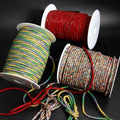 Round 4mm Rhinestone Rope Full Diamond 6 Rows Loose Rhinestones Multiple Colors Style