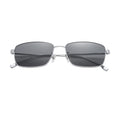 Custom Logo Retro Titanium Alloy Frame Sunglasses for Men Business Polarized Gold Lenses Comfortable and Light Weight