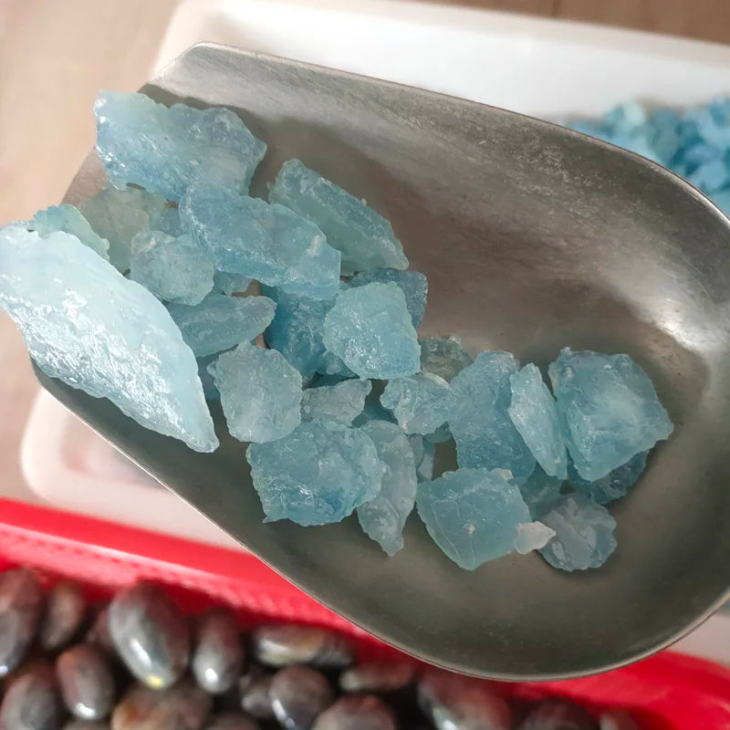 Wholesale Natural Rough Blue Aquamarine Tumble Stone Raw Gemstone Mineral Crystal Stone for Healing