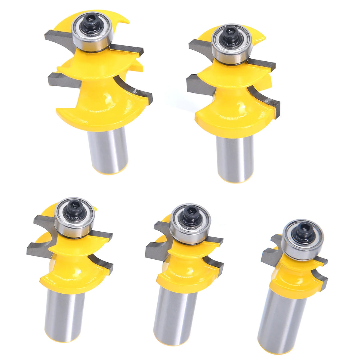Bullnose Bead Router Bit Corner Bead Bit Convex Column Bits for Wood Nosing Stair Treads Edging 1/2 Shank MegaBDM
