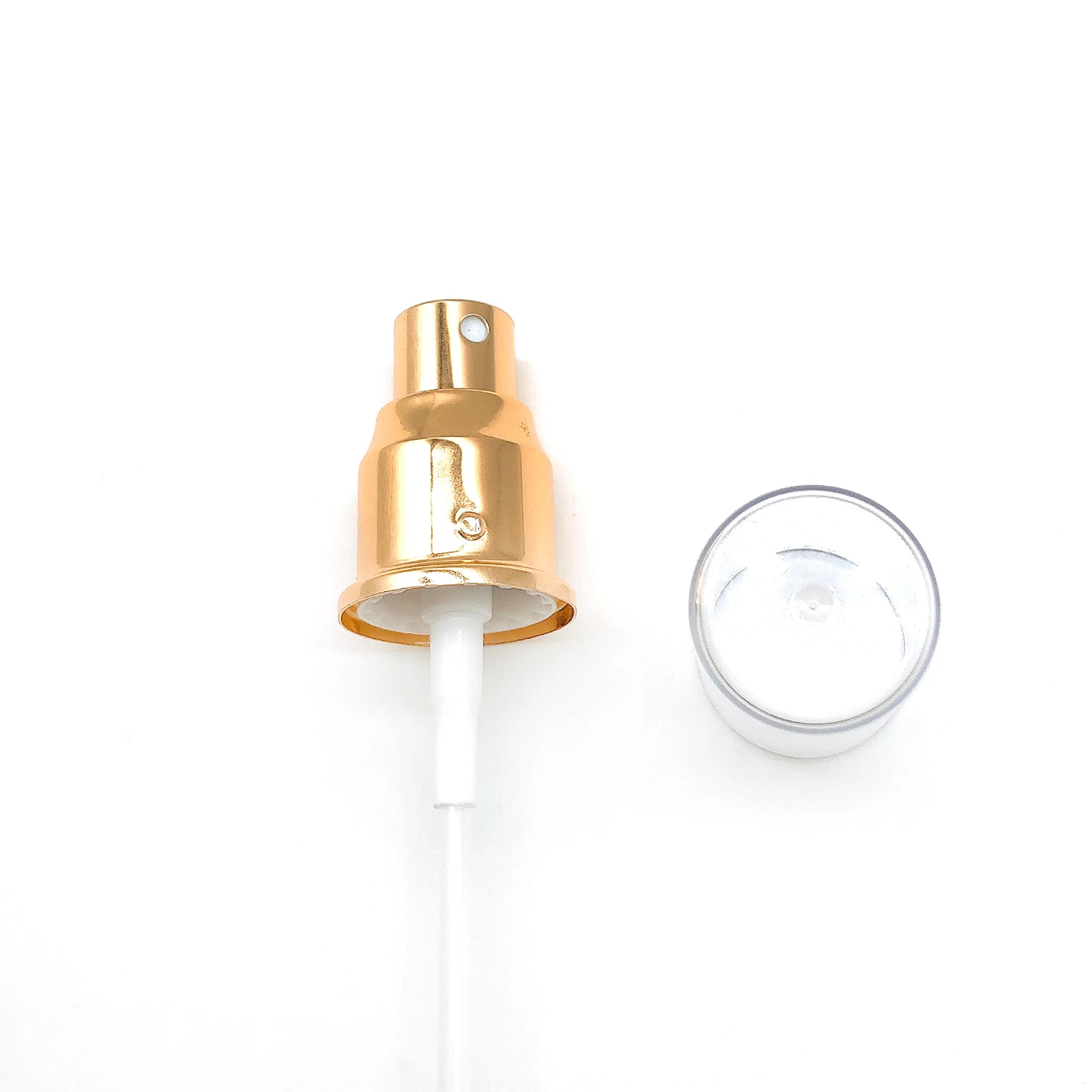 Free samples customized easy perfume crimp pump aluminum perfume snap on  fine mist sprayer for bottle