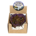 Hongzhuo DIY Agate Geode Quartz Crystal Aura Crystals Stone and Crystals Healing Quartz Druzy