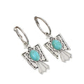 Navajo Designs Western  Vintage Mexico Eagle Dangle Earring for Girl