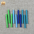Flameless Twisted Spiral Taper Candles for Birthday Party Wedding Easter New Year Home Decoration Bars in Bulk