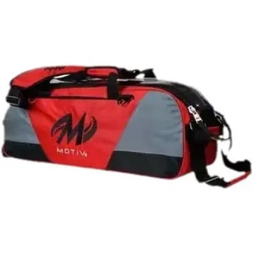 Deluxe Outdoor Waterproof Large Capacity Nylon Carry Bag for 3 Bowling Balls with Padded Shoulder Strap