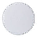 Custom DIY White PU Leather Square Coaster Sublimation PU Leather Coaster