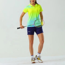 New Quick-dry Jersey Team Breathable Sublimation Uniform Shorts Sleeve Sun Protection Badminton Shirt Unisex Sportswear
