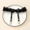 Women Lolita Sexy Personalized Cat & Rivet Leg Garter Belt Adjustable Thigh Loop Girls Lace Elastic Leg Garter