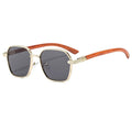 Men's Driving Sunglasses Retro Sunglasses Metal Hexagon square Frame Sun protection Shape Sunglasses