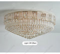 Modern Minimalist Restaurant Ceiling Lamp Glass Glass Gold Round Crystal Ceiling Lamp Retro Minimalist Style Lamp for Bedroom