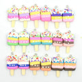Diy Custom Keychain Polymer Clay Necklace Making Jewelry Accessories Kids Cute Soft Resin Ice Cream Charm Pendant