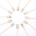 Fashion Stainless Steel 2025 Crystal Zircon Tarot Card Gold Filled Zodiac Jewelry Wholesale Zodiac 18K Necklaces for Women