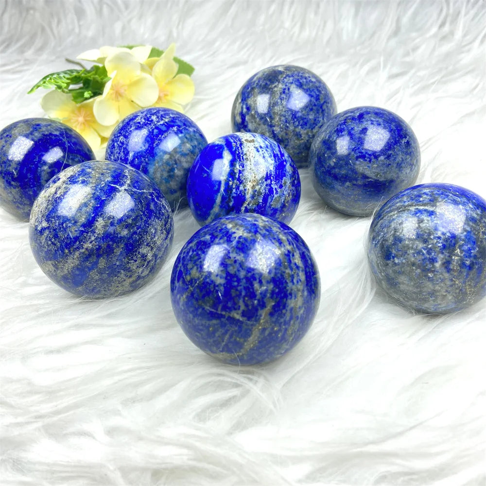Hot Sale Healing Gemstone Crystal Crafts Lapis Lazuli Stone Sphere Ball for Decoration